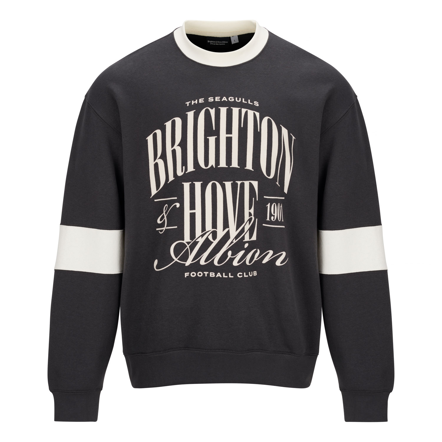 Brighton BHAFC Charcoal Vintage Crewneck