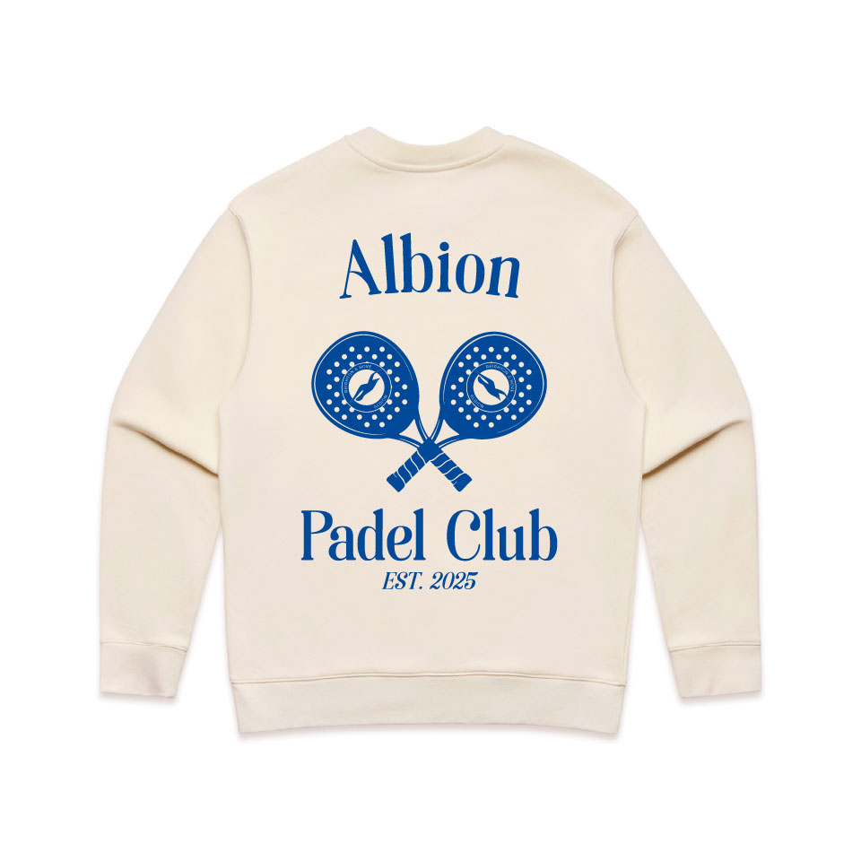 Brighton Oversized Padel Sweatshirt - Ecru