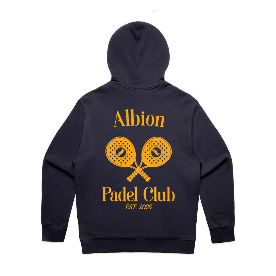 Brighton Oversized Padel Hoodie - Ink Blue