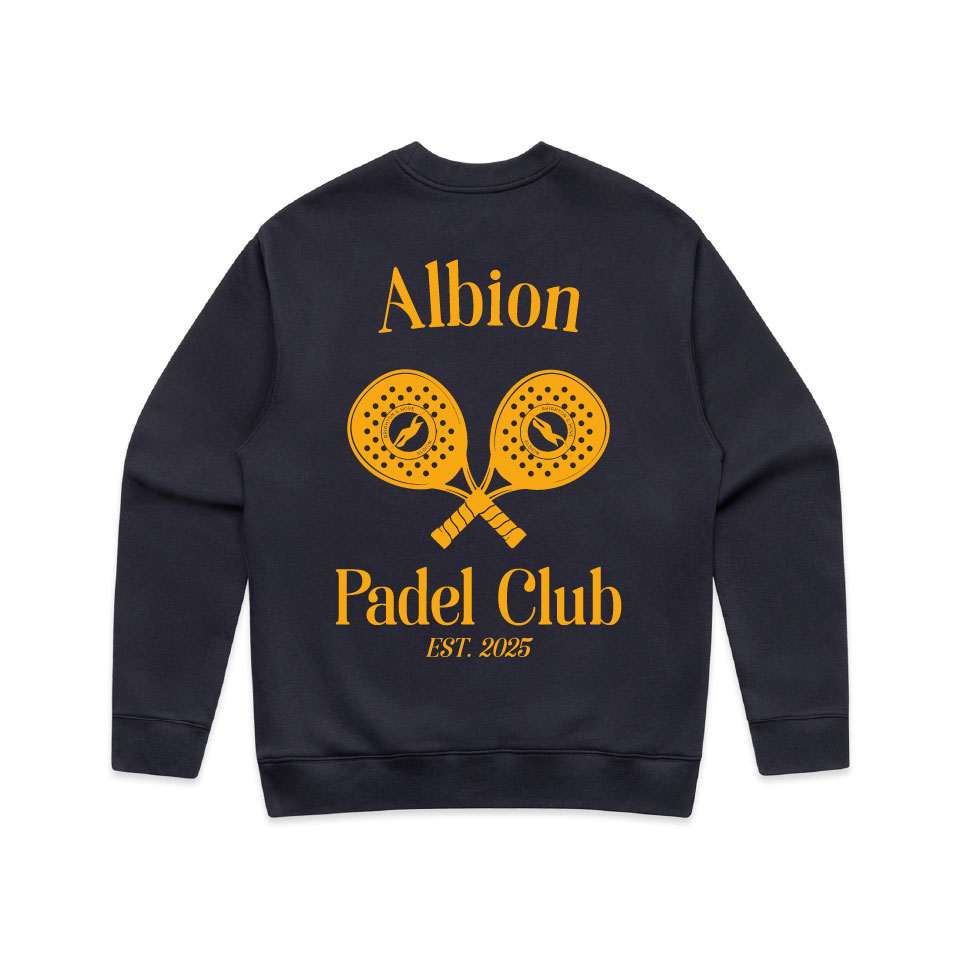 Brighton Oversized Padel Sweatshirt - Ink Blue