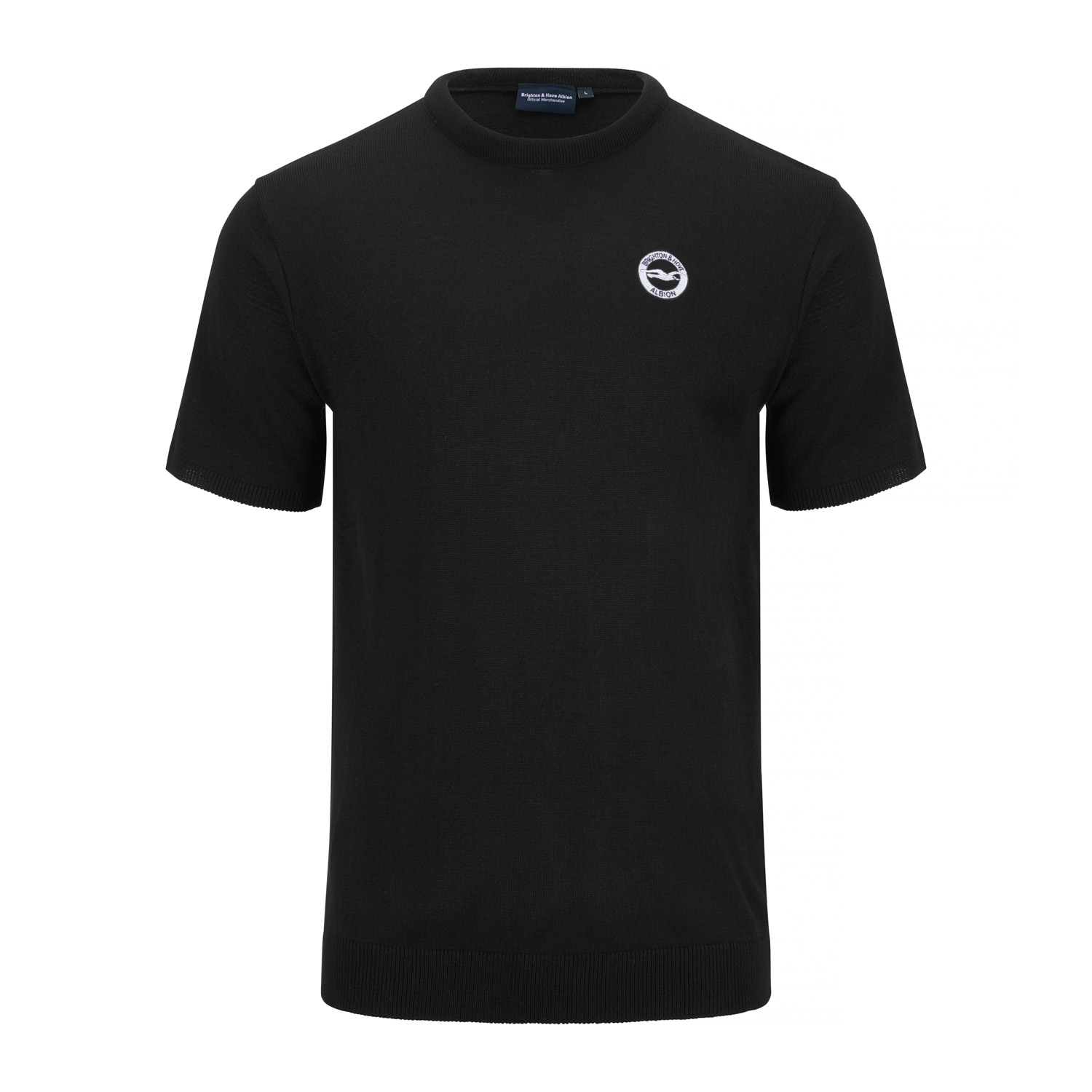 Brighton BHAFC Essential Knitted Crew Neck Tee - Black