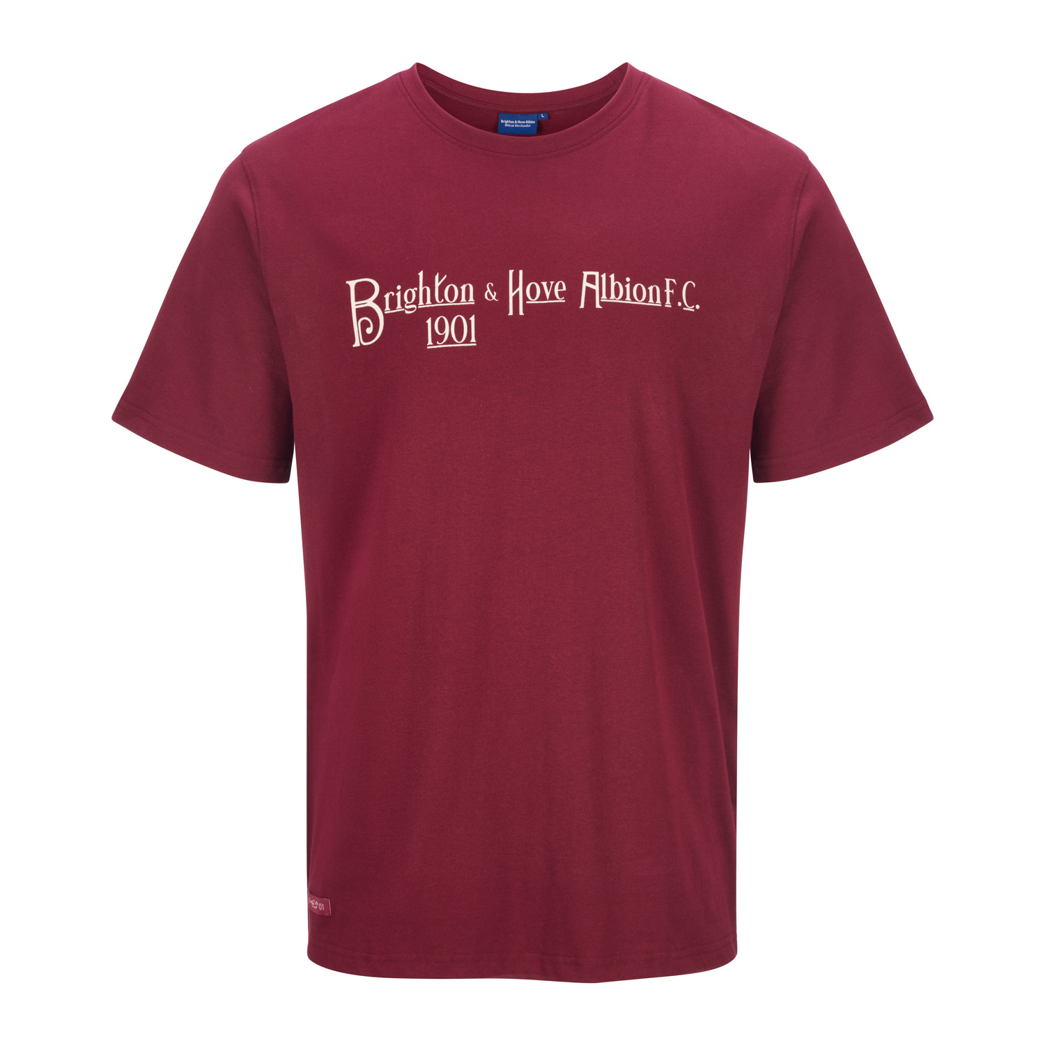 Brighton BHAFC 1901 Relaxed Tee - Burgundy
