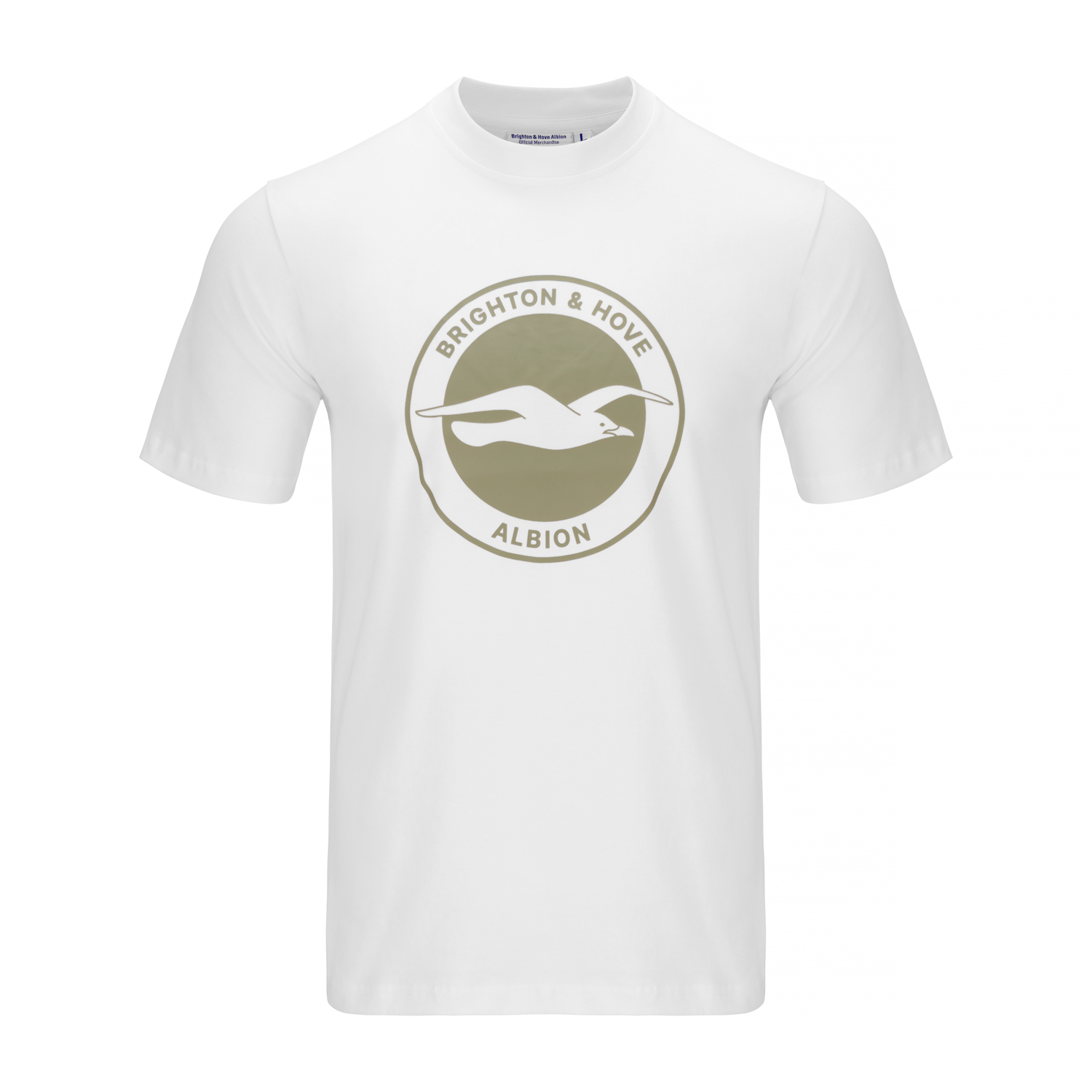 Brighton BHAFC White Raised Rubber Tee