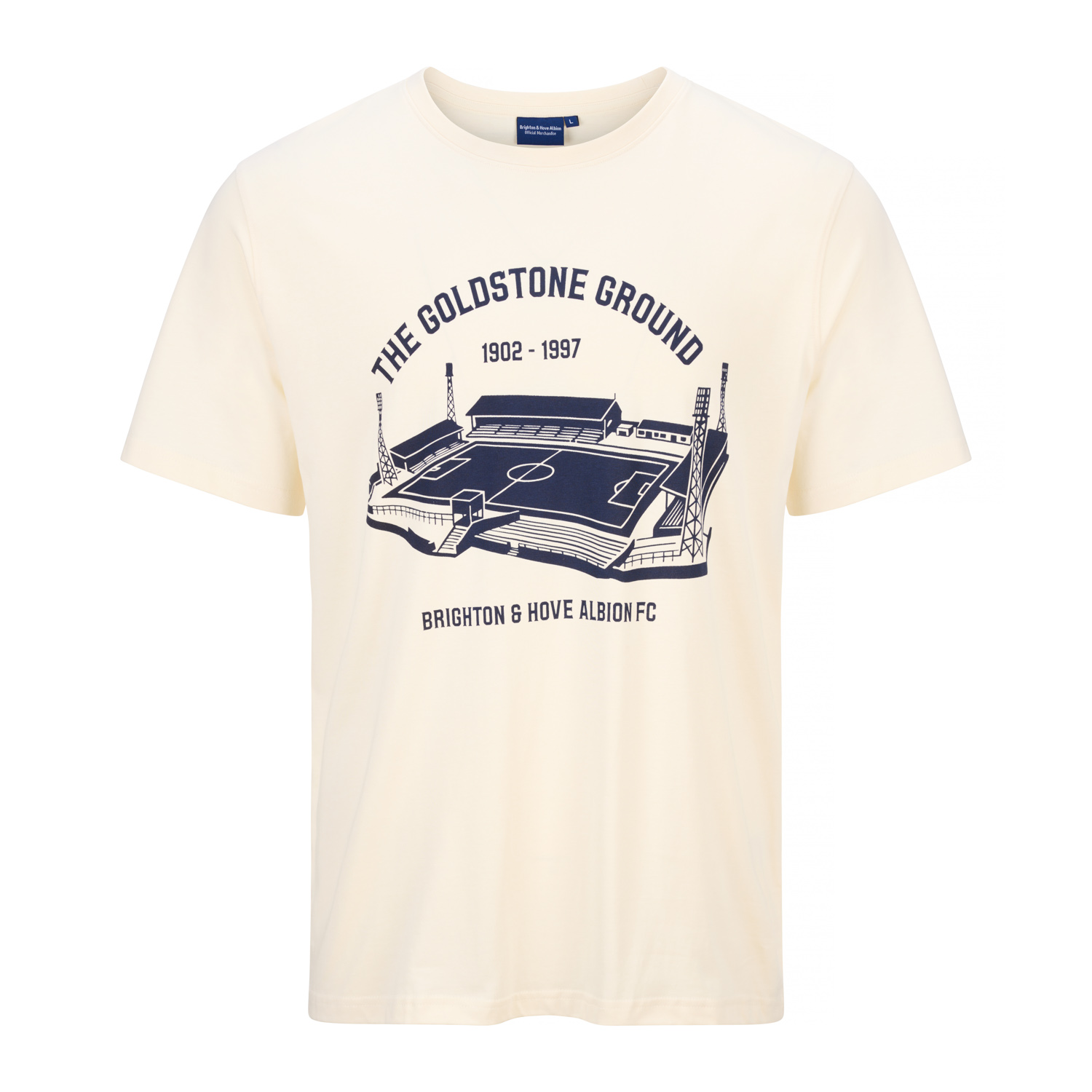 Brighton BHAFC Goldstone Relaxed Tee - Offwhite