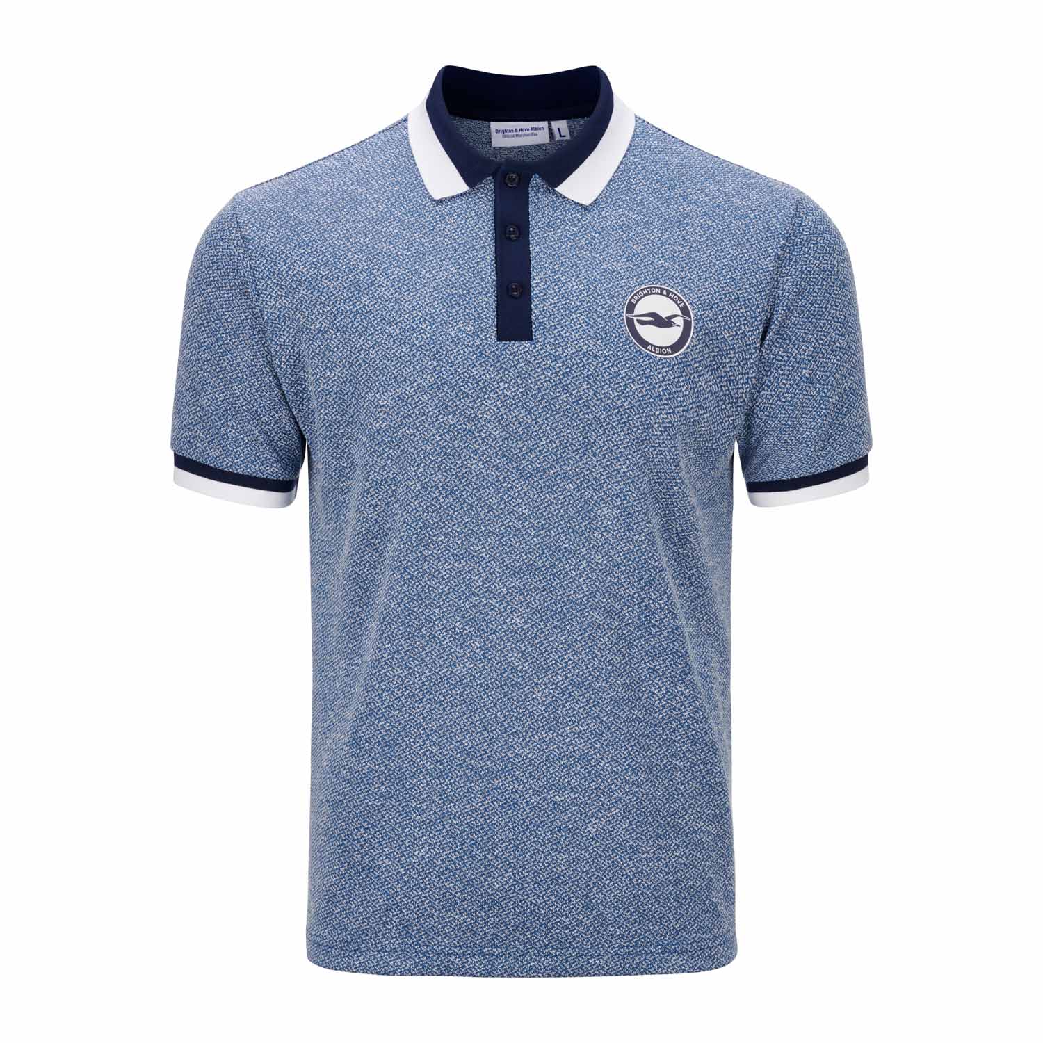 Brighton BHAFC Two Tone Knitted Polo