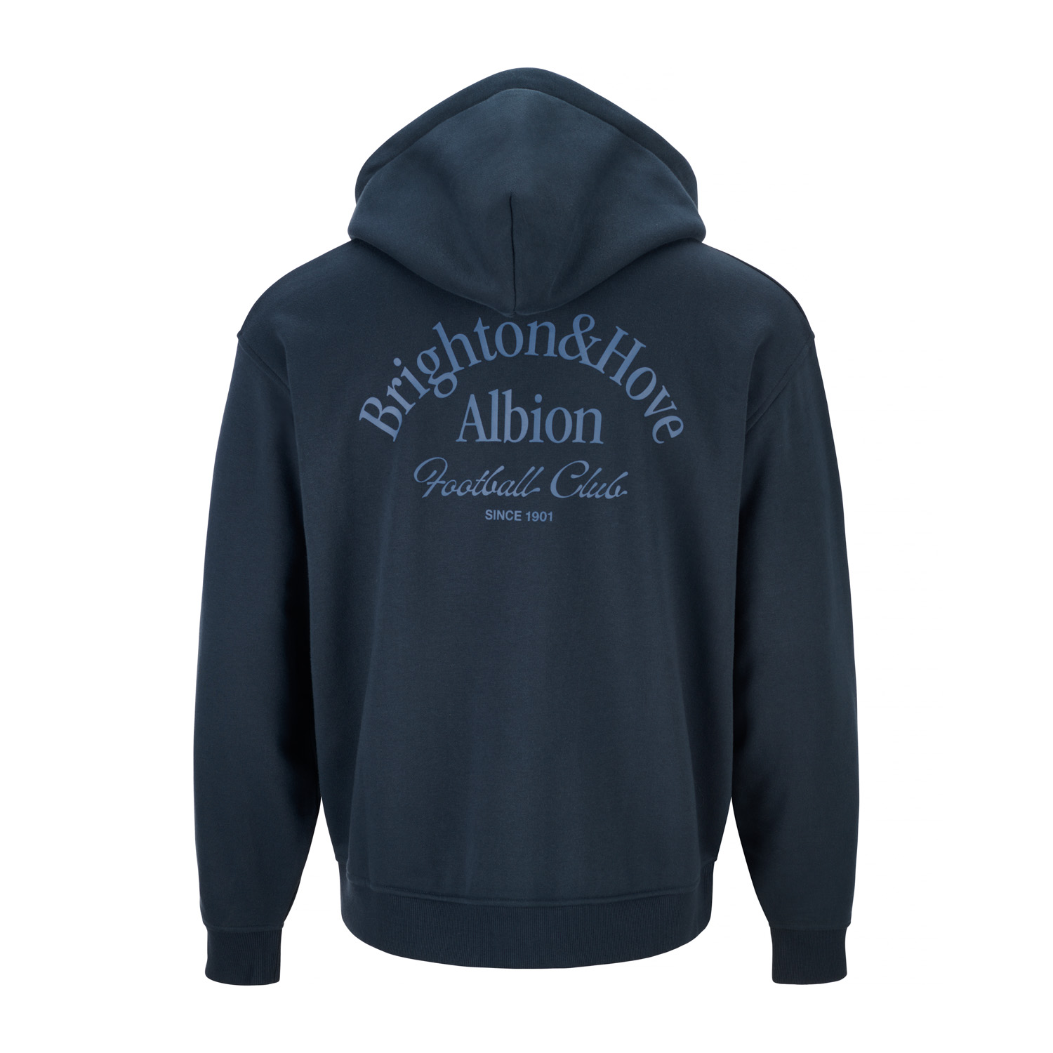 Brighton BHAFC Dark Indigo Relaxed Zip Hoodie