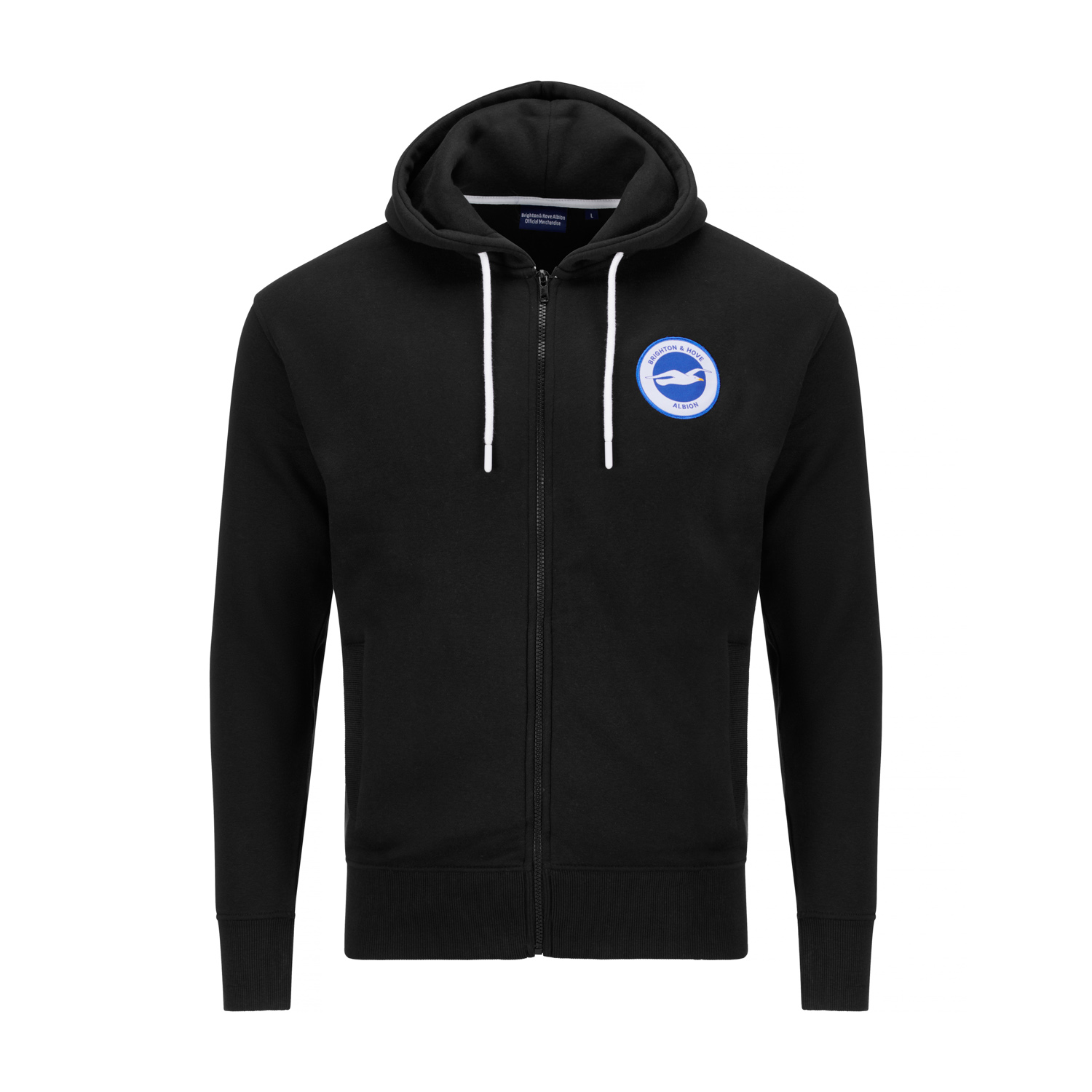 Brighton Black Club Essential Zip Hoodie