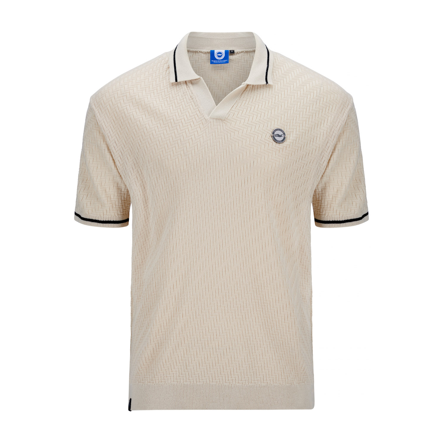 Поло Brighton BHAFC Herringbone Open Collar Knitted
