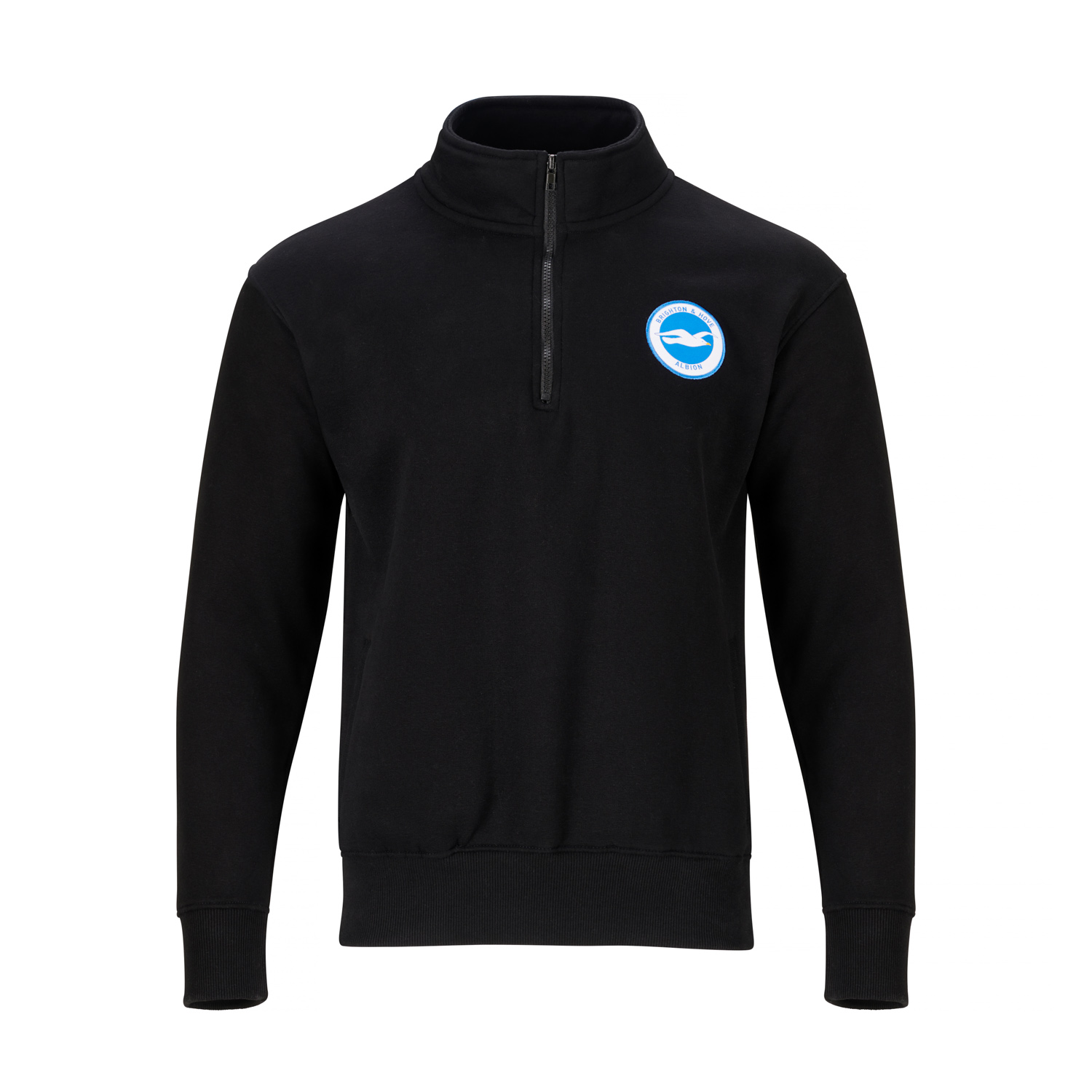 Brighton Black Club Essential 1/4 Zip Sweatshirt