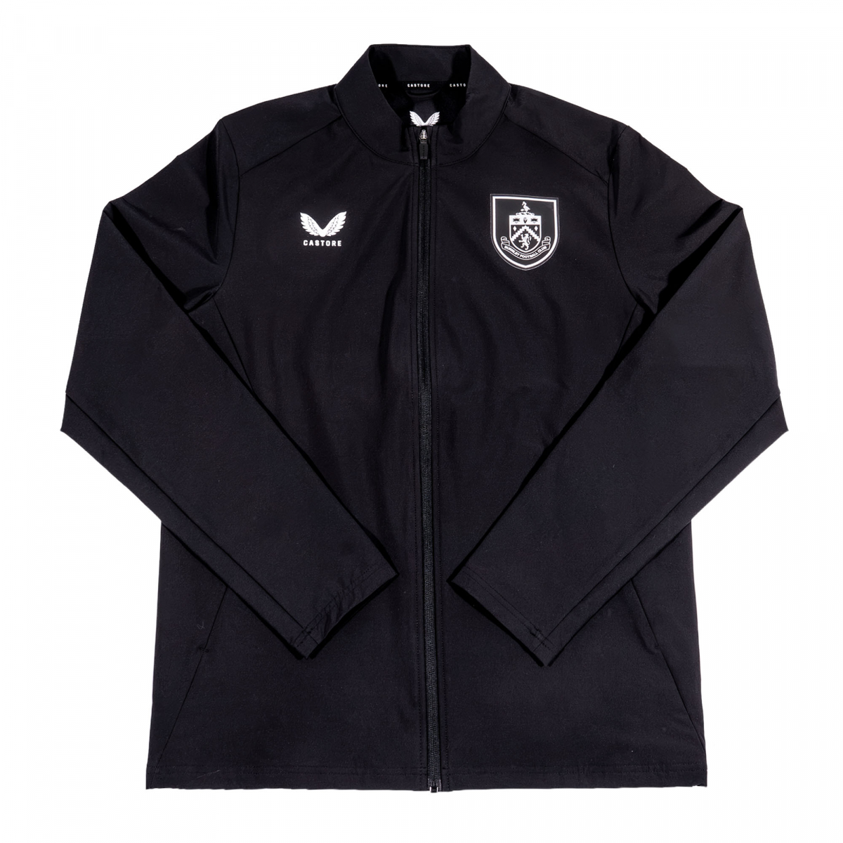 BURNLEY FC BLACK PRE MATCH JACKET ADULT 2026/27
