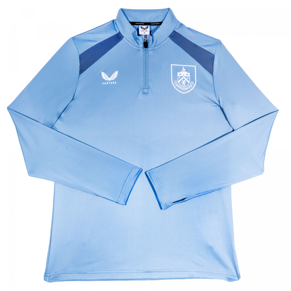 BURNLEY FC SKY BLUE QUARTER ZIP ADULT 2026/27