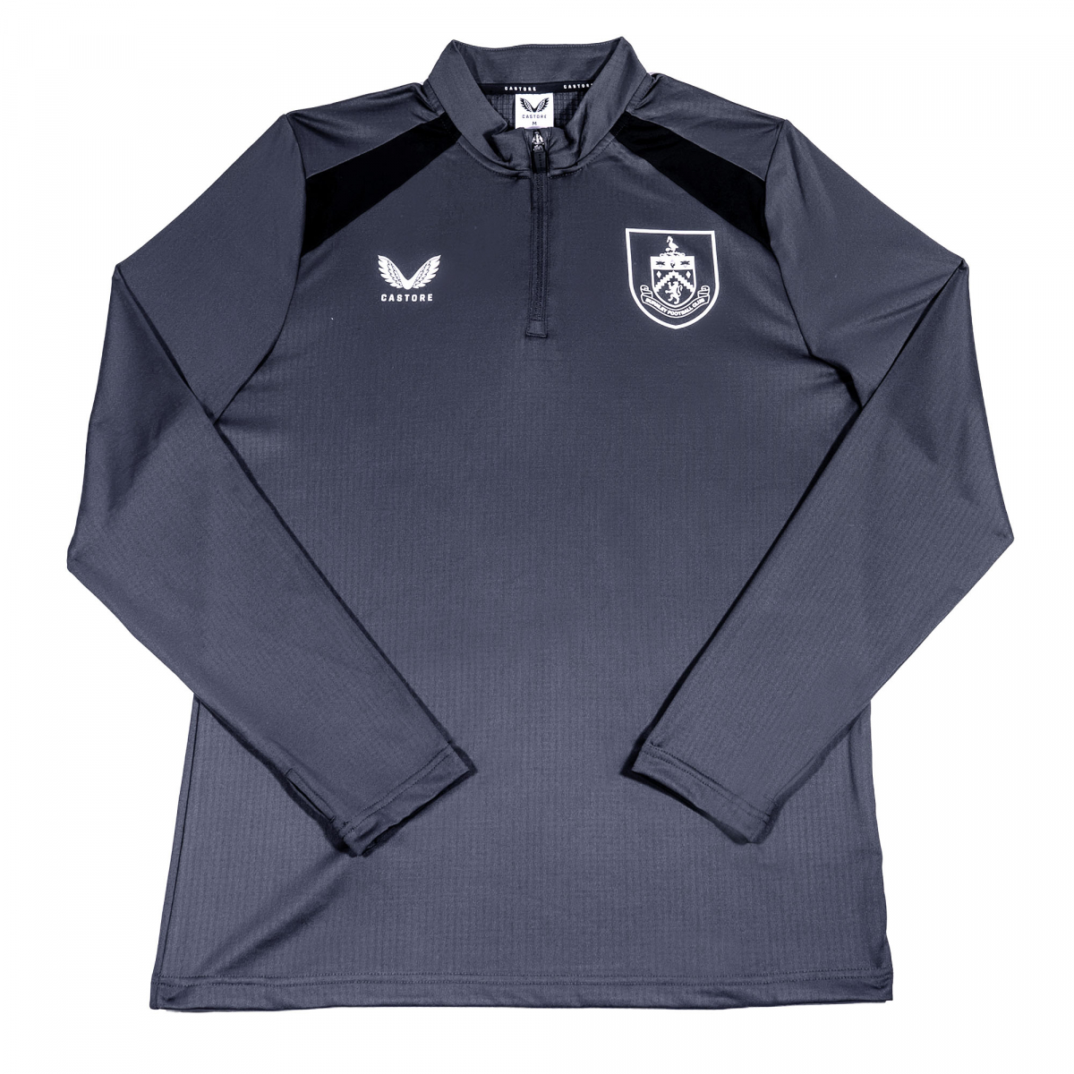 BURNLEY FC GREY QUARTER ZIP ADULT 2026/27