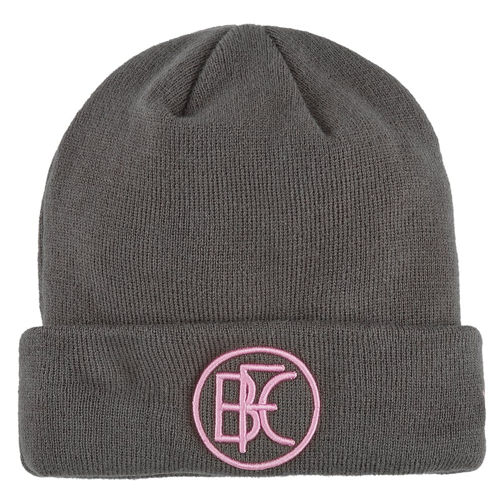 Burnley New Era Grey and Pink Cuff Beanie