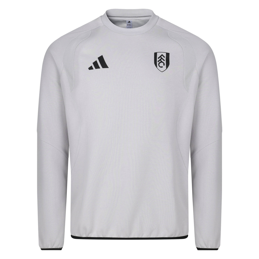 Fulham 26/27 Grey Travel Crew Sweatshirt