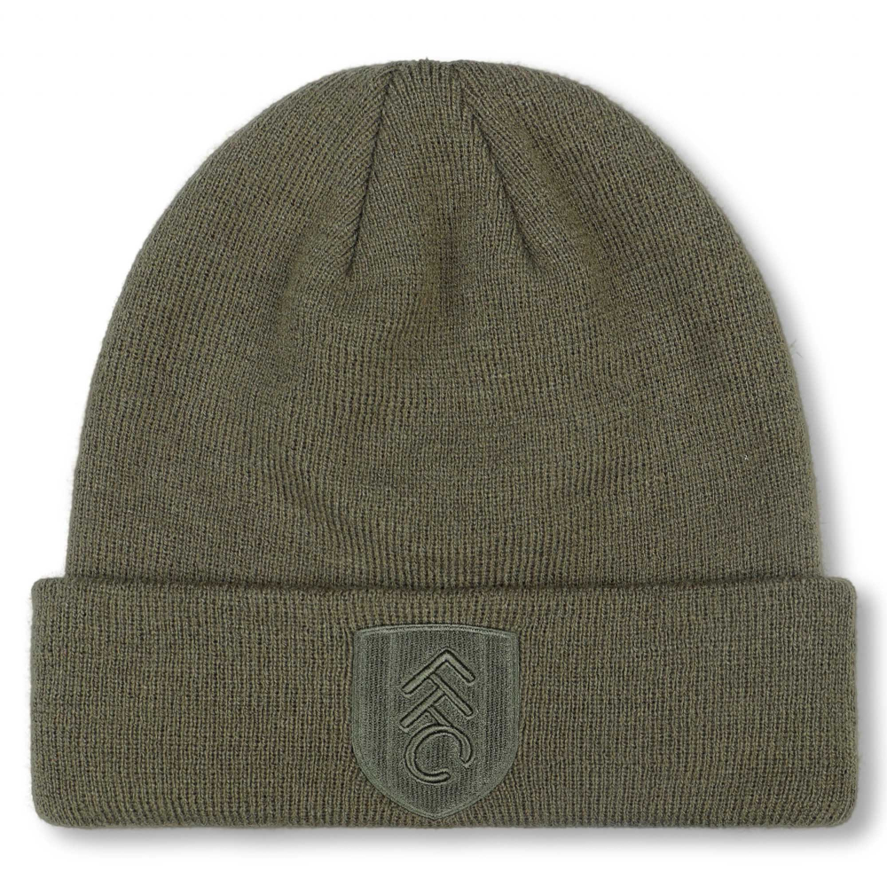 Fulham Olive Fine Knit Beanie