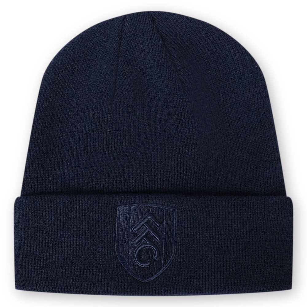 Fulham Navy Fine Knit Beanie