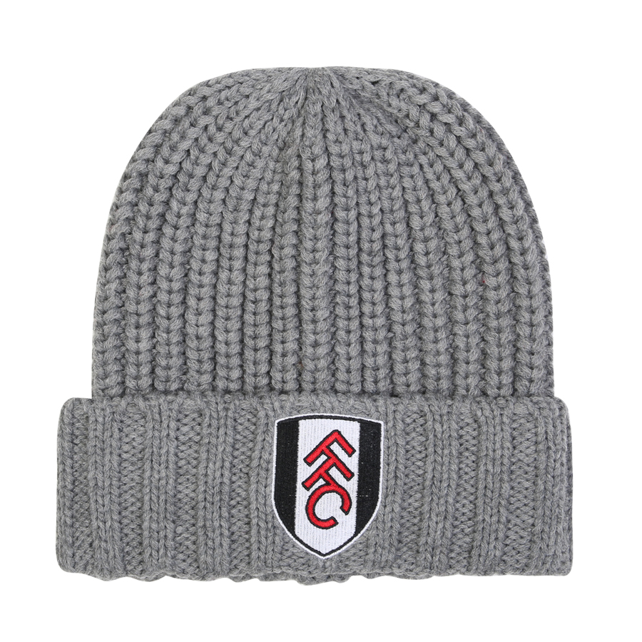 Fulham Grey Core Ribbed Beanie