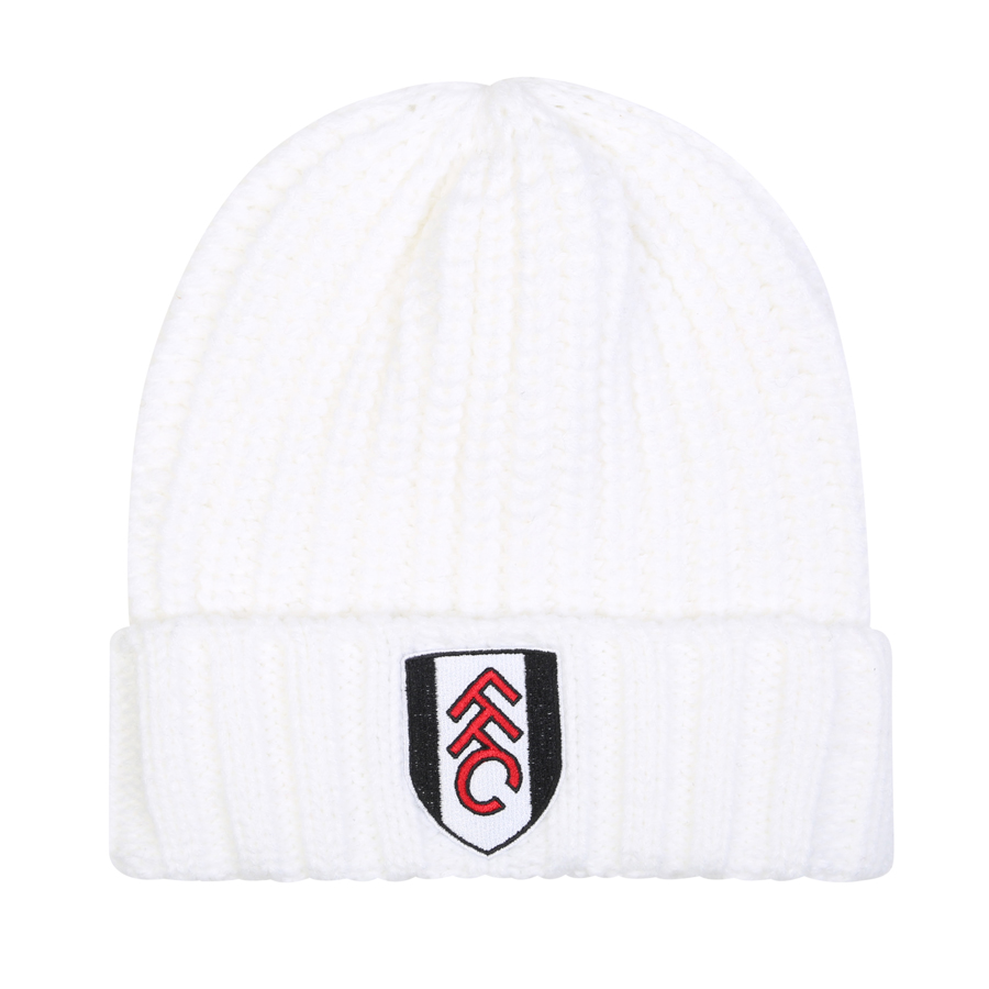 Fulham White Core Ribbed Beanie