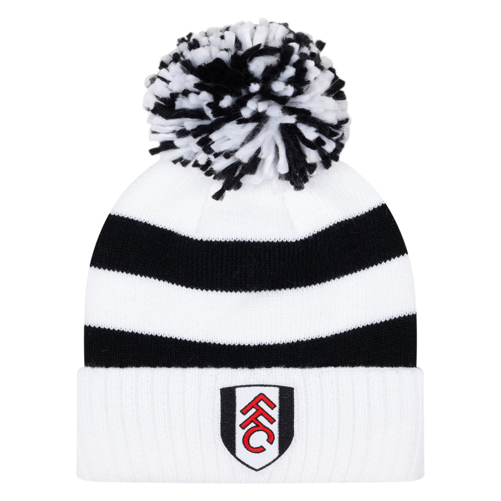 Fulham Bar Stripe Bobble Beanie
