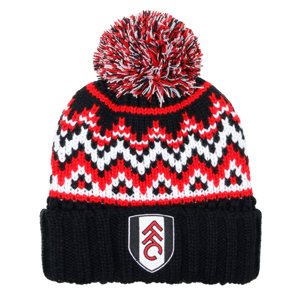 Fulham Fairisle Bobble Beanie