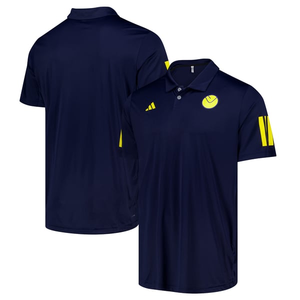 Leeds United adidas Padel Polo - Navy