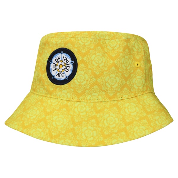 Leeds United adidas Away Bucket Hat - Yellow