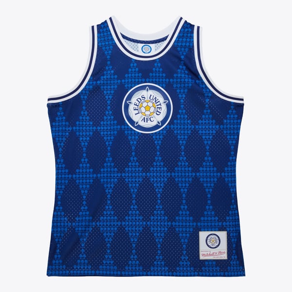 Джерси Tony Yeboah Leeds United Mitchell & Ness Blue Swingman