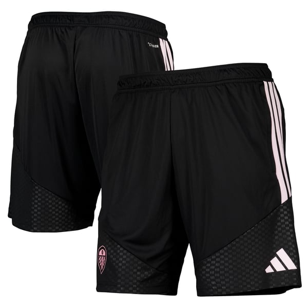 Leeds United adidas Training Shorts - Black