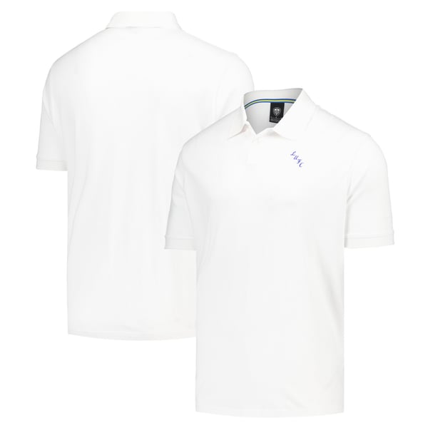 Футболка Leeds United Essentials Polo White (Mens)