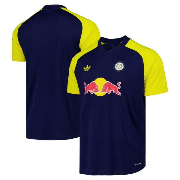 Leeds United adidas Pre Match Jersey - Navy
