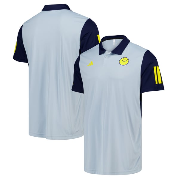 Leeds United adidas Padel Polo - Blue