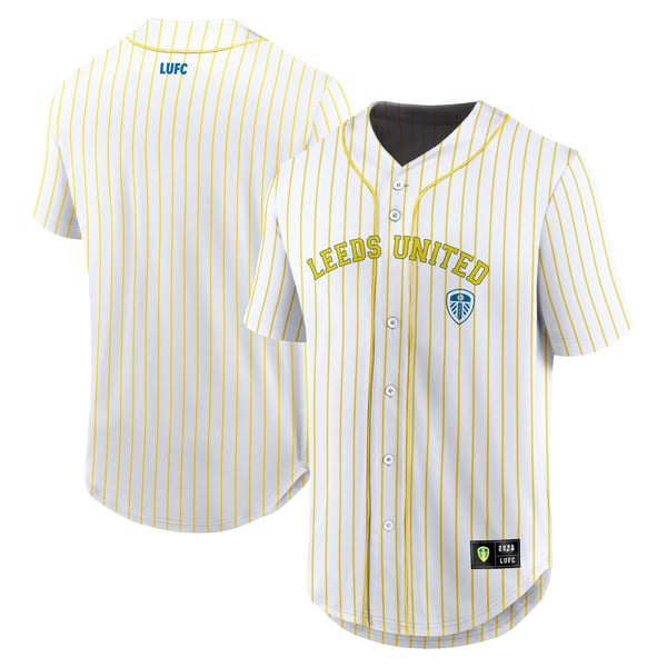 Джерси Leeds United Baseball White (Mens)