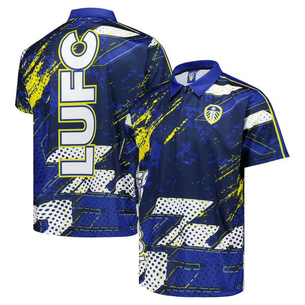 Leeds United Darts Shirt - Blue - Mens