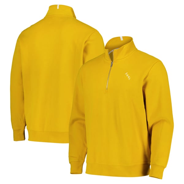 Свитшот с короткой молнией Leeds United Classics Yellow (Mens)
