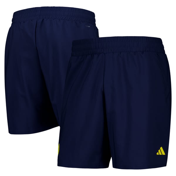 Leeds United adidas Padel Shorts - Navy