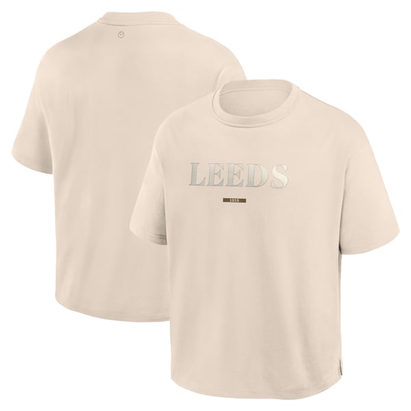 Футболка Leeds United Heavyweight Whitecap Grey (Mens)