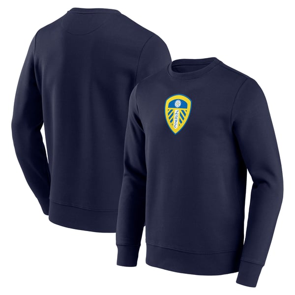 Свитшот Leeds United Primary Logo Graphic Navy (Mens)