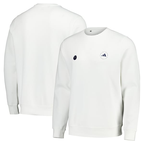Свитер Leeds United adidas Golf Core Crew (белый)