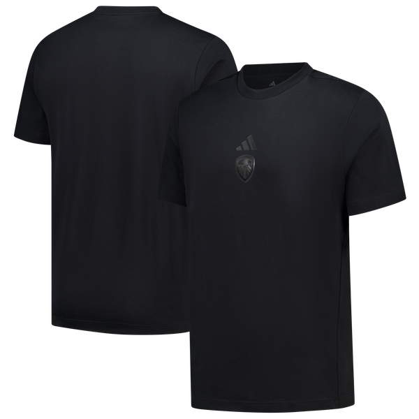 Leeds United adidas City Tech T-Shirt - Black