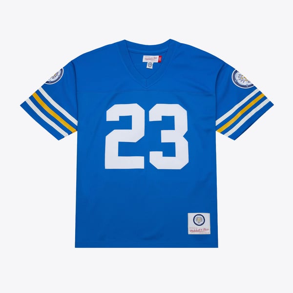 Джерси Leeds United Mitchell & Ness Blue Legacy Player