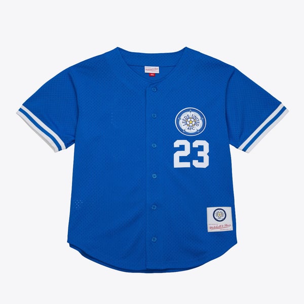 Футболка Leeds United Mitchell & Ness Number Mesh