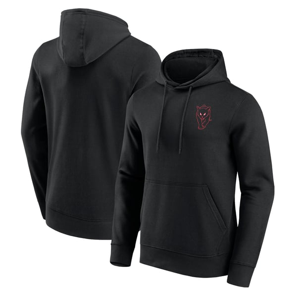 Sunderland Black Cat Crest Graphic Hoodie - Black - Mens