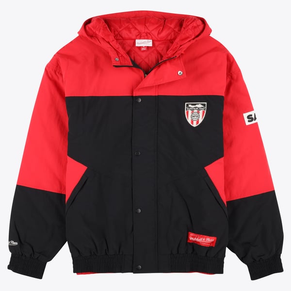 Ветровка Sunderland x Mitchell & Ness Placket Black / Red (Mens)