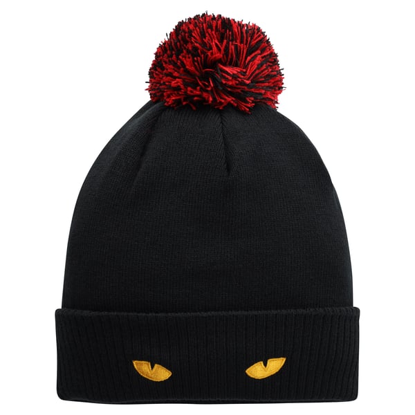 Шапка с помпоном Sunderland Ribbed Cuff Black/Red (Unisex)