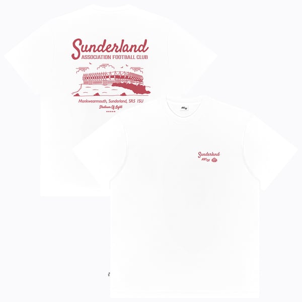 Футболка Sunderland x Art of Motel White (Unisex)