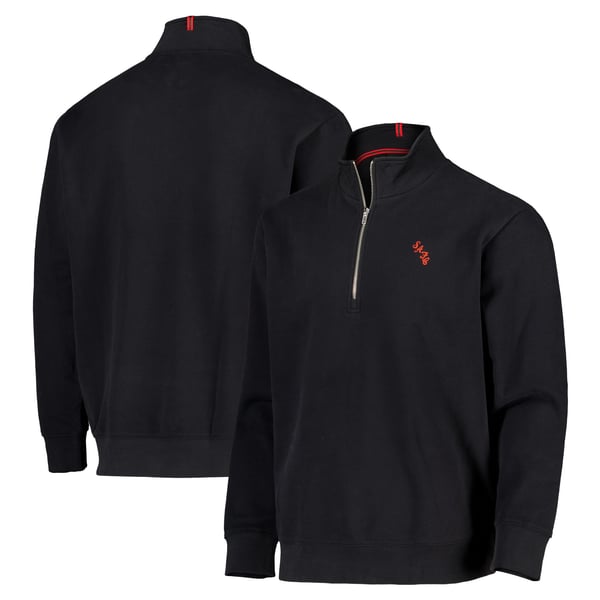 Sunderland Classics Half Zip Sweatshirt - Black - Mens