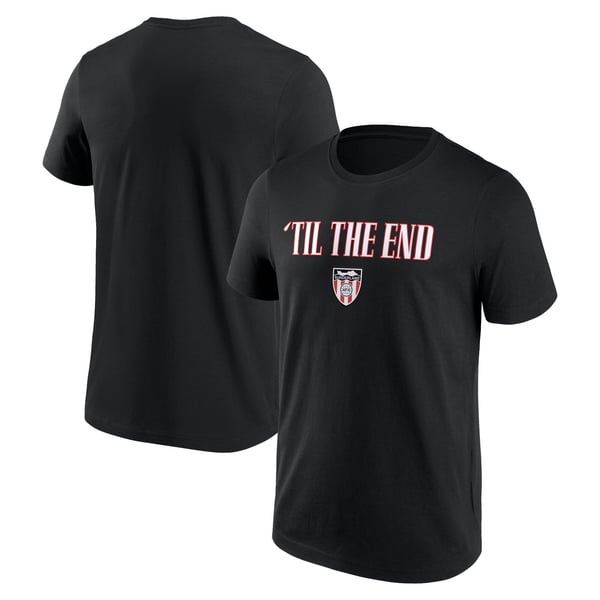 Sunderland Play-Off Winners 'Til The End' T-Shirt - Black - Mens