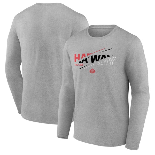 Лонгслив Sunderland Ha'way Graphic Sports Grey (Mens)
