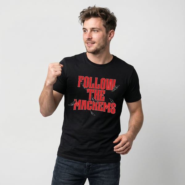 Футболка Sunderland Follow The Mackems Graphic Black (Mens)