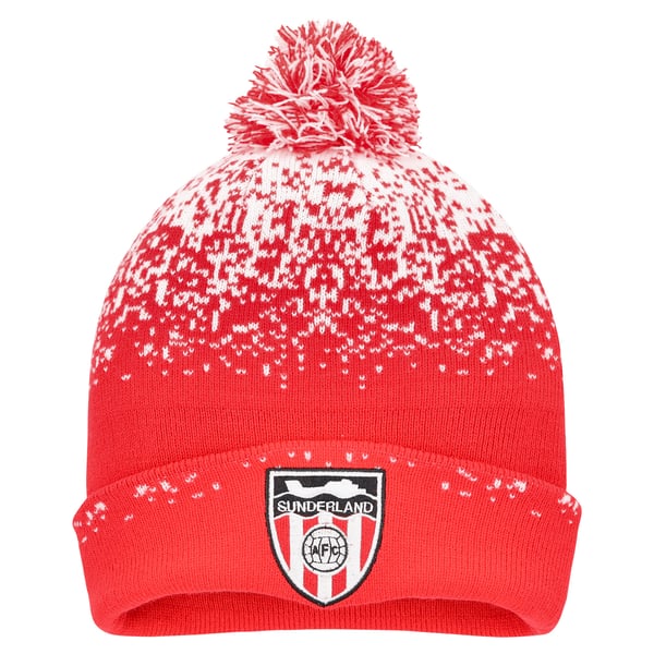 Sunderland Classics Ombre Cuffed Pom Beanie - Red - Unisex